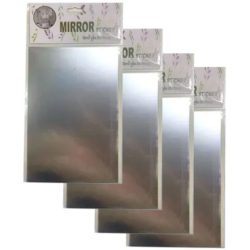 MIRROR ADHESIVE STICKER FOR CELLPHONE PLASTIC UNBREAKABLE - FREESHIPPING
